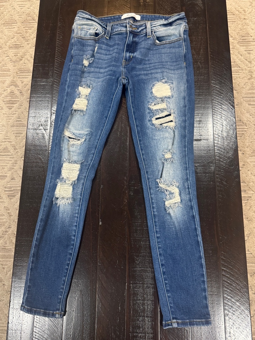 KanCan Distressed Skinny Jeans